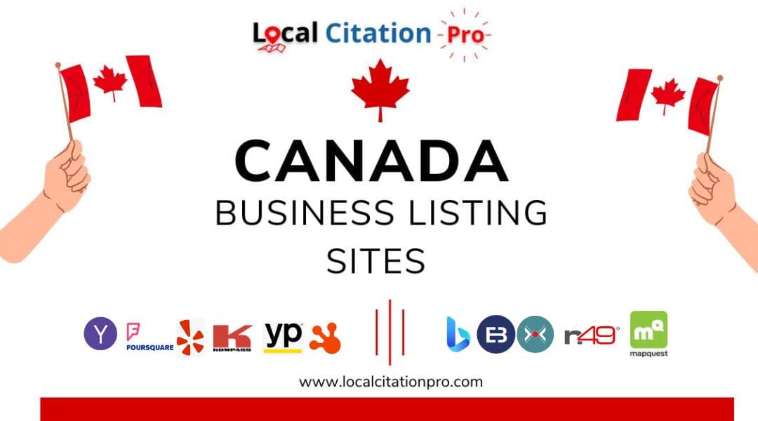 Top Canadian business listing and citation sites